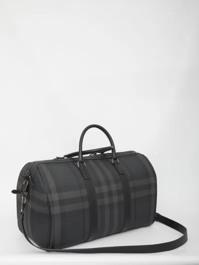 Shop Burberry Boston Duffle Bag In Black