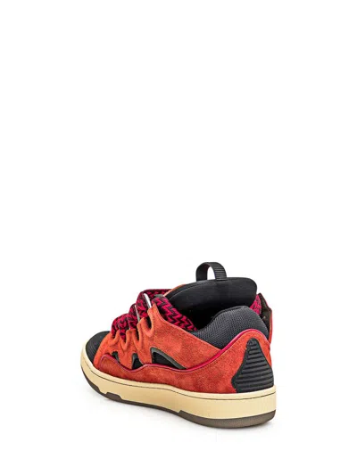 Shop Lanvin Sneaker Curb In Red