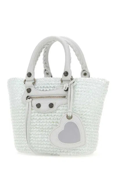 Shop Balenciaga Handbags. In White