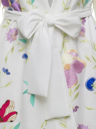 Shop Forte Forte Heaven Embroidery Viscose Crepe Kimono In Multicolor