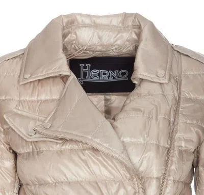 Shop Herno Coats In Beige