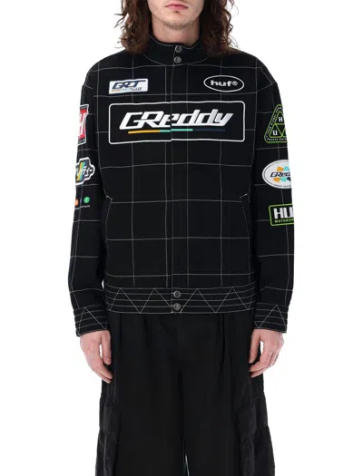 Shop Huf Greddy Racing Jacket In Black