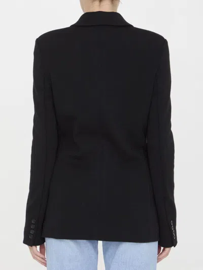 Shop Saint Laurent Saharienne Jacket In Black
