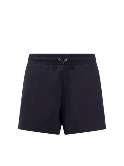 Shop Moncler Shorts In Blue