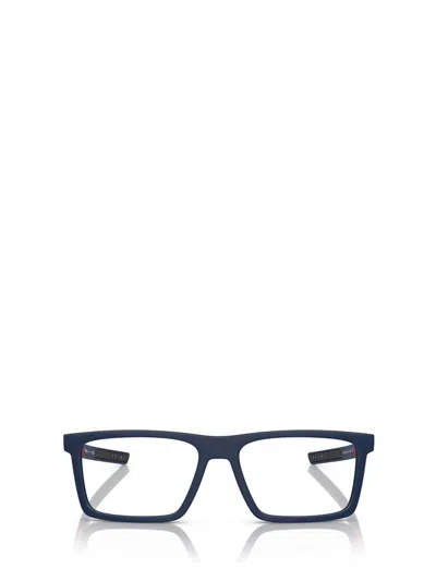Shop Prada Eyeglasses In Matte Blue
