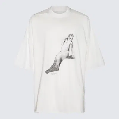 Shop Rick Owens Drkshdw White Cotton T-shirt