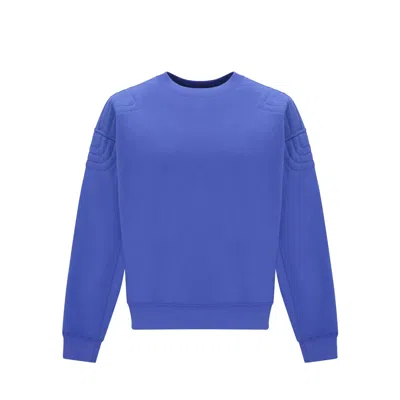 Shop Gucci Cotton Sweatshirt In Blue