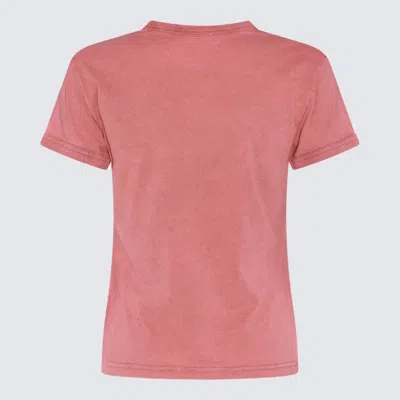 Shop Acne Studios T-shirts And Polos In Rust Red