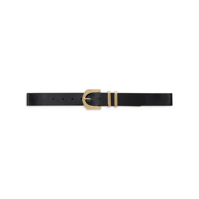 Shop Anine Bing Belts In Black
