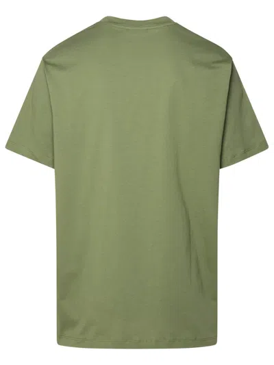 Shop Balmain Green Cotton T-shirt