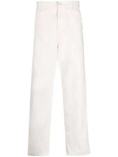 Shop Carhartt Wip Single Knee Pant In White