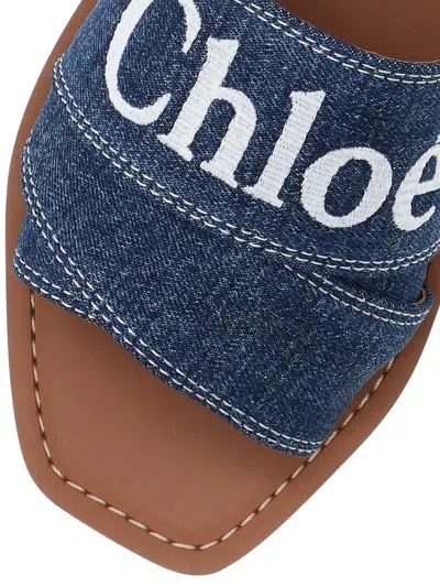 Shop Chloé Chloè Flat Shoes In Blue