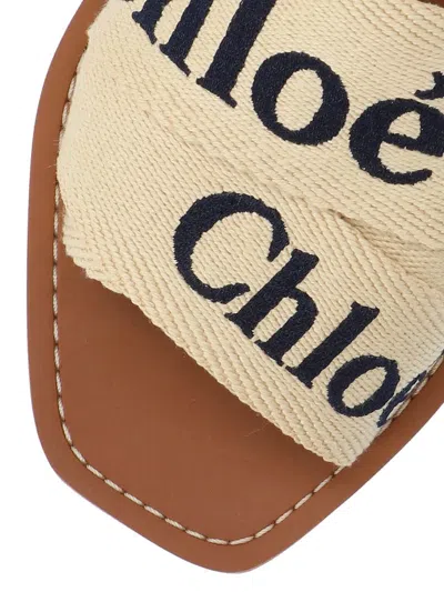 Shop Chloé Chloè Sandals In Beige