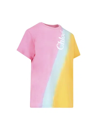 Shop Chloé Chloè T-shirts And Polos In Multicolour