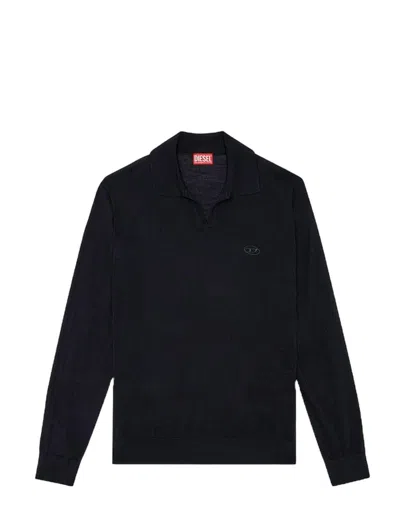 Shop Diesel Sweaters In Deep/black