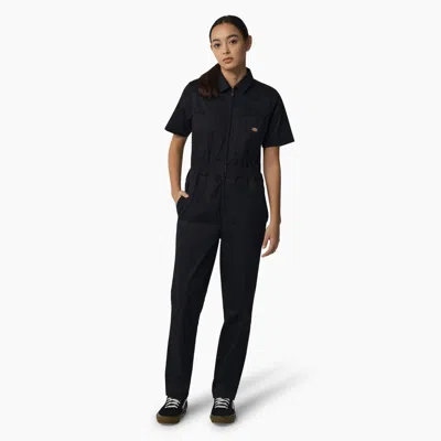 Shop Dickies Women's Vale Coveralls In Black