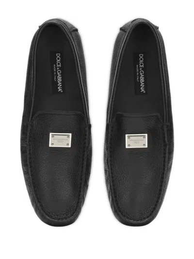 Shop Dolce & Gabbana Driver Shoes In Black
