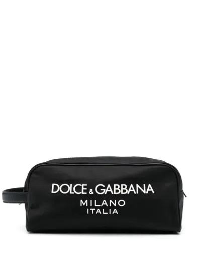 Shop Dolce & Gabbana Necessaire Accessories In Black