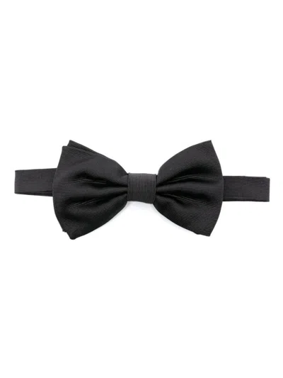 Dolce & Gabbana Silk Bow Tie Accessories In Black