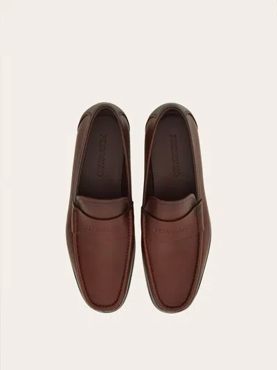 Shop Ferragamo Dupont Moccasins Shoes In Brown