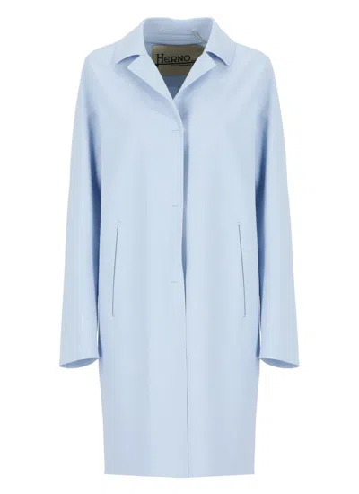Shop Herno Coats Light Blue