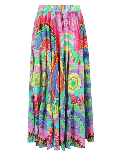 Shop Inoa Skirts Multicolour