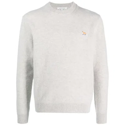 Shop Maison Kitsuné Sweaters In Grey