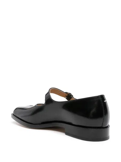 Shop Maison Margiela Half Heel Shoes Black