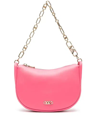 Shop Michael Kors Kendall Small  Bags In Pink & Purple