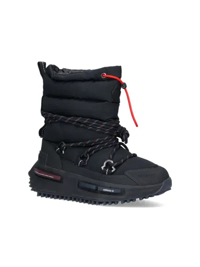 Shop Moncler Genius Boots In Black