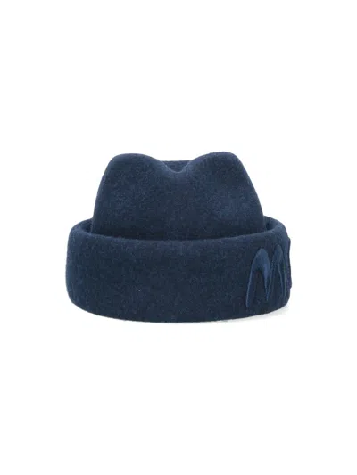 Shop Moncler Genius Hats In Blue
