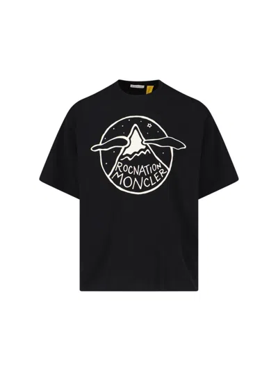 Shop Moncler Genius T-shirts And Polos In Black