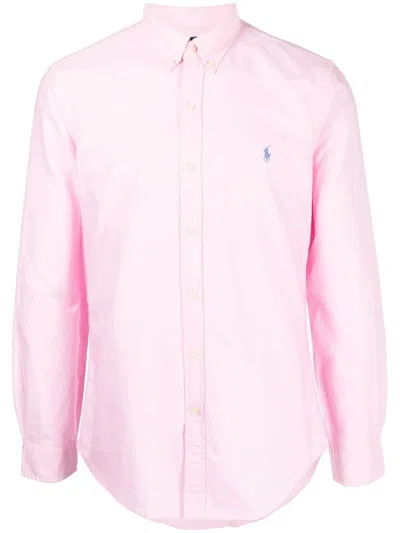 Shop Polo Ralph Lauren Shirt Clothing In Pink & Purple