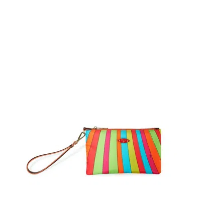 Shop Pucci Bags In Green/pink