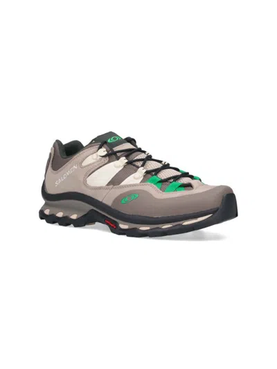 Shop Salomon Sneakers In Grey