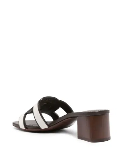 Shop Tod's Slide Sandals Shoes In White