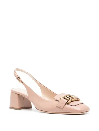 Shop Tod's Slingback Pumps Kate Shoes In Pink & Purple