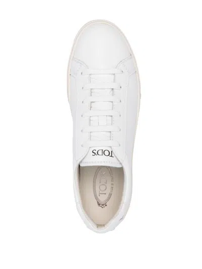 Shop Tod's Sneakers Gommini Shoes In White