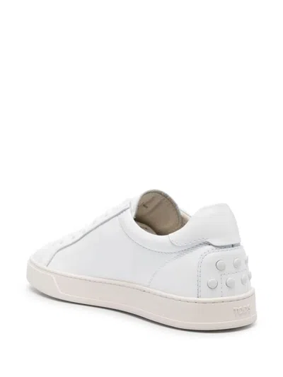Shop Tod's Sneakers Gommini Shoes In White