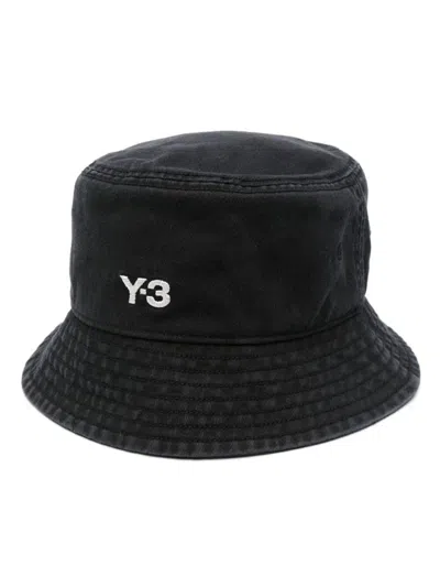 Shop Y-3 Adidas Bucket Hat Accessories In Black