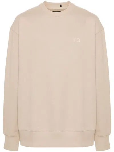 Shop Y-3 Adidas Crewneck Sweatshirt Clothing In Brown
