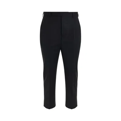 Shop Rick Owens Wool Astaires Cropped Pants