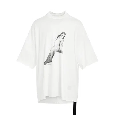 Shop Rick Owens Drkshdw Bunny Print Tommy T-shirt
