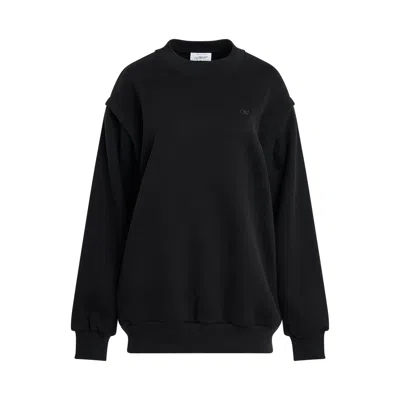 Shop Off-white Small Arrow Bow Twist Sweatshirt