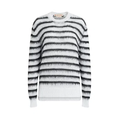 Shop Marni Stripe Knitted Sweater