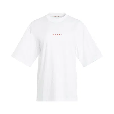 Shop Marni Small Logo Relax T-shirt