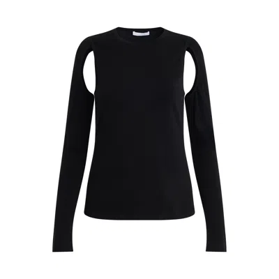 Shop Helmut Lang Cut Out Sweater