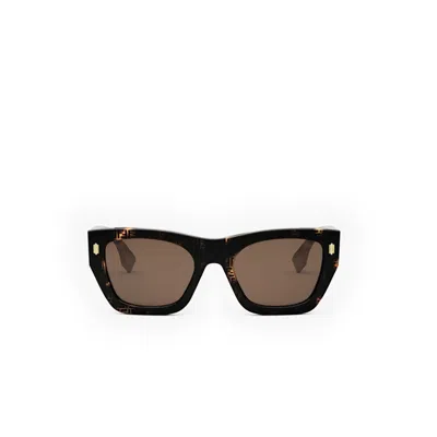 Shop Fendi Fe40100i 5355e Acetate Sunglasses