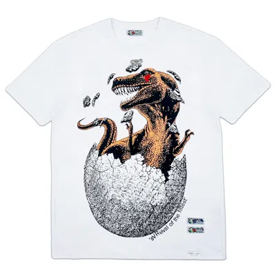Shop Veryrare T-rex Tee In White