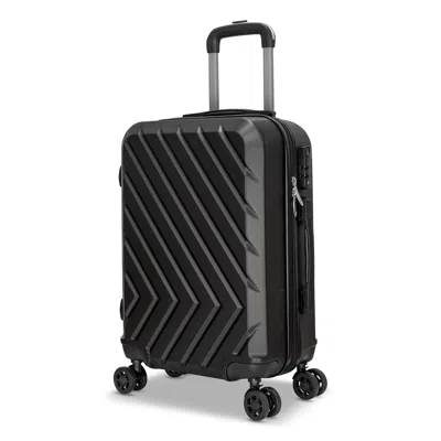 Shop Nicci 20" Carry-on Luggage Highlander Collection In Steel Blue